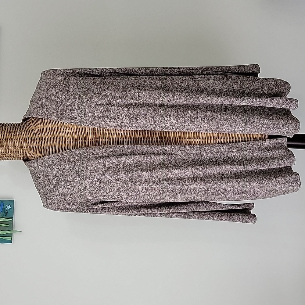 J.Jill Wearever Collection Brown Black Open Cardigan szL  BinO